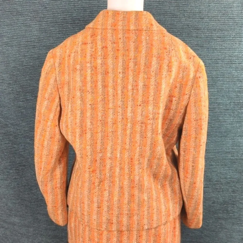 Vintage Henry White Of Dublin Wool Suit, 1960's Skirt & Jacket - Picture 10 of 17